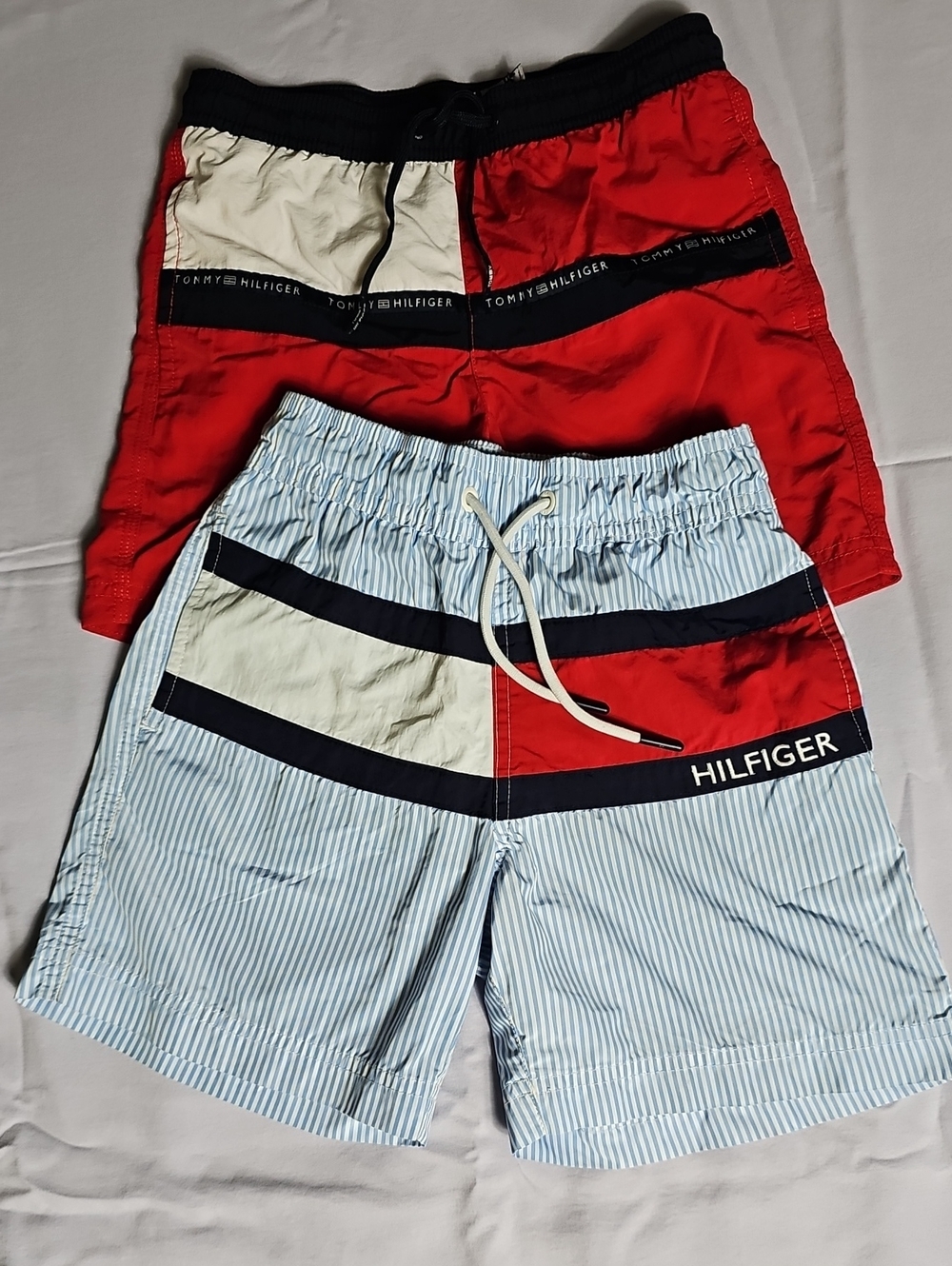 Tommy Hilfiger Red, Navy & White Boy Hybrid Shorts